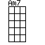 Ukulele Am7
